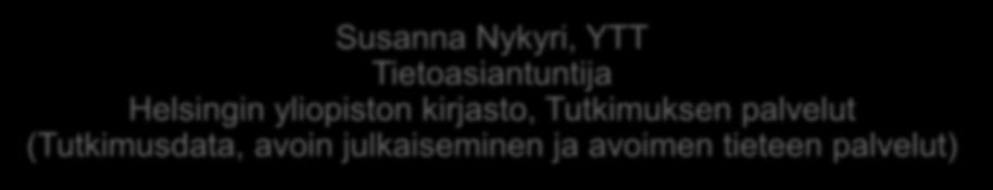 palvelut (Tutkimusdata, avoin