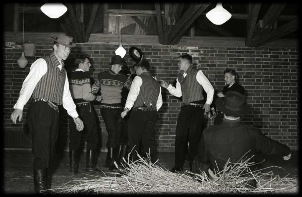 Pohjalaisen osakunnan Parttenkoliaaset vuonna 1959 Ruokasalia käytettiin opiskelijoiden suurten juhlien pitopaikkana.