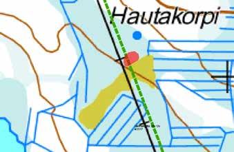 4. Lettonevaräme [VU] Hautakorven ojitusalueen länsipuolella on pienikokoinen ojittamaton suoalue.