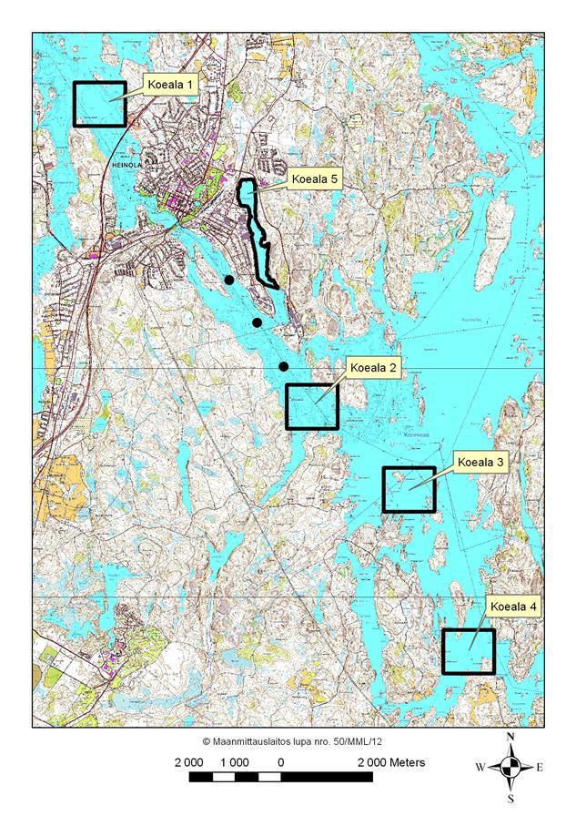 Vuosien 2008 ja 2011 koealakohtaisten tulosten samankaltaisuuksia tutkittiin korrelaatiotestillä. Analyysit suoritettiin SPSS 20-ohjelmalla. Kuva 1.