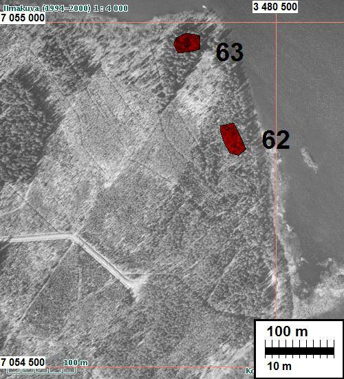 12 Sijainti: Huomiot: Paikka sijaitsee Kiuruveden kirkosta 6,7 km etelään, Hautajärven länsipään länsirannalla, Rapakkojoen suusta n.