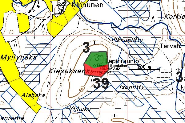 35 RAAHE 39 KIESUKSENKANGAS S-SE Löydöt: esihistoriallinen asuinpaikka 2441 10 KOPSA x: 7164 26 y: 2530 83 z: 60 p: 7166 20 i: 3387 06 Koivunen P & al 1992 tarkastus kangas 0, kvartsia, KM-numero ei