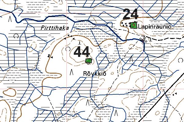 38 RAAHE 44 PIRTTIHAKA esihistoriallinen tunnistamaton: röykkiö 2441 07 KETUNPERÄ x: 7163 18 y: 2528 64 z: 42,5 ±2,5 m p: 7165 23 i: