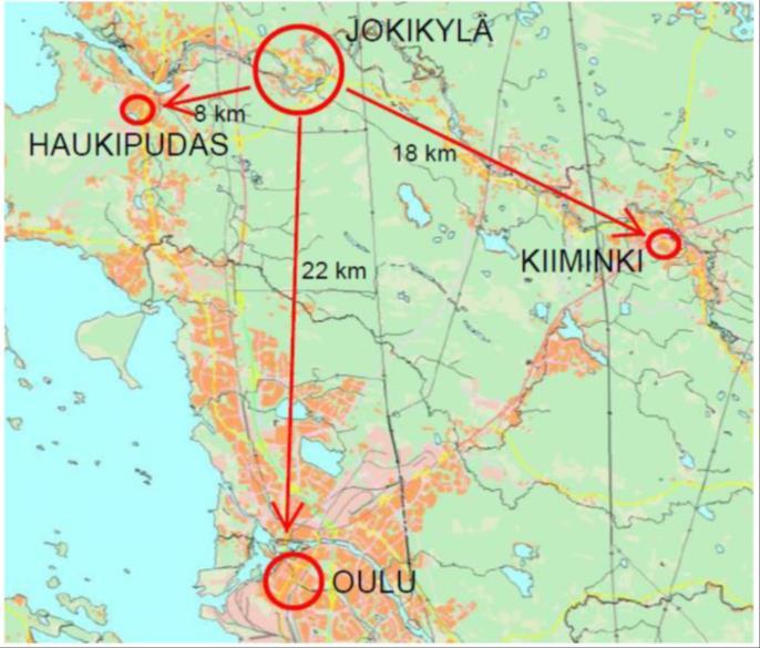 Kyläkyselyssä kysyttiin myös uusien rakennuspaikkojen sijoittamisesta, jolloin suurin osa vastaajista, 89 vastaajaa, valitsi vaihtoehdon tasaisesti eri puolille.