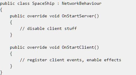 3.4 Verkon callback-funktiot NetworkBehaviour-luokassa on callback-funktioita, joita kutsutaan tietyille verkon tapahtumille.