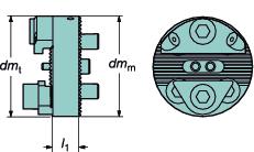CoroTurn nternal machining Adaptors and exchangeable cutting heads Sisäpuolinen koneistus liitäntäkappaleet ja vaihdettavat teräpäät -pikavaihtoliitäntäkappale teräpäille
