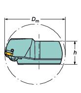 CoroTurn nternal machining oring bars and exchangeable cutting heads Sisäpuolinen koneistus sorvauspuomit ja vaihdettavat teräpäät -pikavaihtojärjestelmällä varustetut teräpäät CoroThread 266