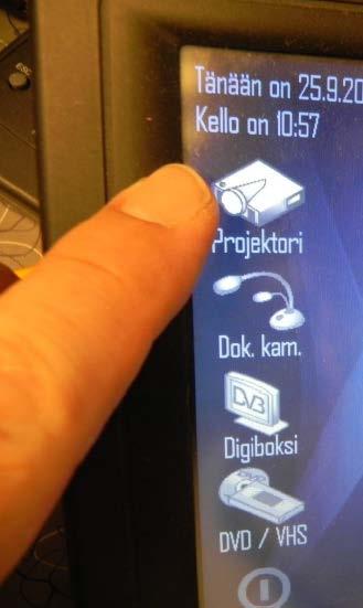Ohjainyksikkö: Kuva projektorille