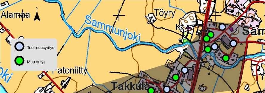 Teollisuusyrityksiä 19 4 3 2 1 0 Teollisuusyritysten liikevaihto 1 2 3 4 5 6