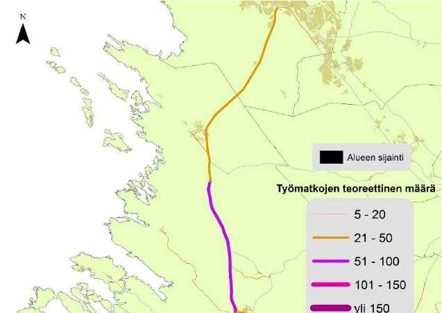 Työpaikkojen osuus koko maan työpaikoista Alueen työpaikat yhteensä 2.3.12 Eura Euran Fankkeen alue sijaitsee Euran keskustan läheisyydessä valtatien 12 varrella.
