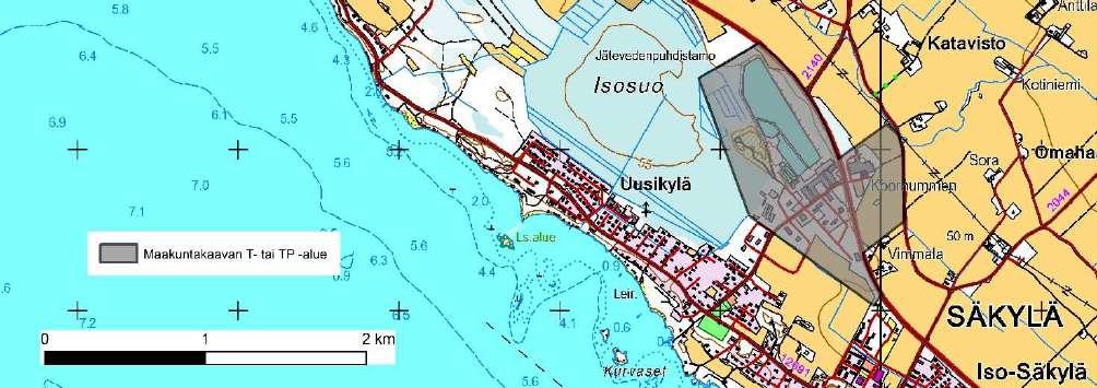 (Kuva 37) Alueella sijaitsee erikoisia teollisuuden toimipaikkoja sekä jätevedenpuhdistamon alue.