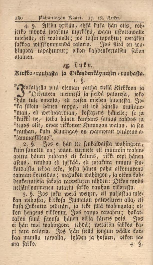 180 Pfthantegoil Raari. 17. 18. H.uku. 4.
