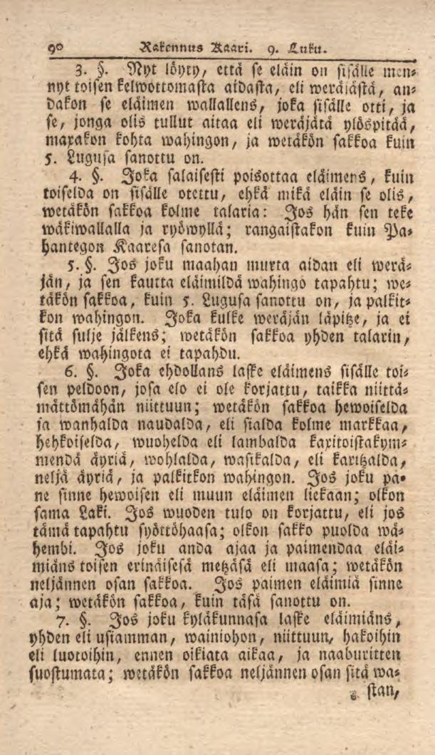 90 Rakennus Raari. y. H.uku. 3.