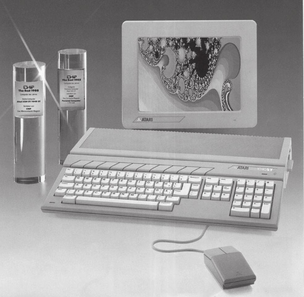 Atari ST saavutti arvostusta erityisesti tietokonemusiikista kiinnostuneiden harrastajien keskuudessa. Kone ei kuitenkaan pärjännyt myynnissä Amiga 500:lle. Kuva: MikroBitin kuvakokoelmat.