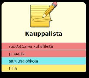 Esimerkkejä o getelementsbyclassname // haetaan kaikki luokkaan hot kuuluvat var elements = document.
