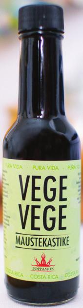 Vege Vege on vegaaninen ja gluteeniton tuoreista kasviksista tehty maustekastike kaikkeen käyttöön.