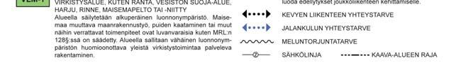 lähivirkistysalueeksi (VLM-1).