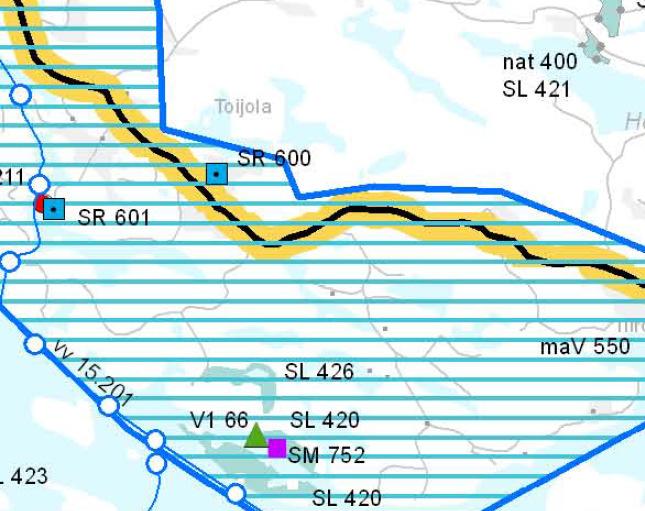 TEHTÄVÄ SUUNNITTELU- KOHDE KIINTEISTÖTIEDOT/ OSOITE Osayleiskaavan muuttaminen. Kaava-alue sijaitsee Toijalan kylällä entisen Ristiinan kunnan alueella.