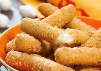 FINGERFOOD Salud Mozzarella Stick Paneroitu mozzarellajuustotikku. n. 36 kpl/kg. Myyntierä 6 x 1 kg Fort Deli... 139 GTIN ltk.