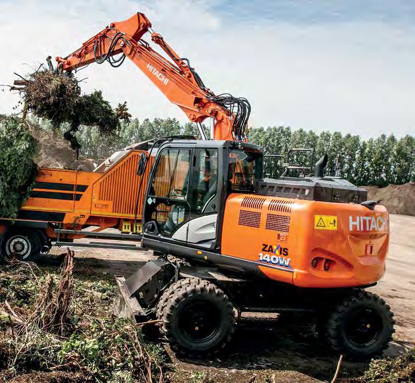 ZAXIS-6-sarja HYDRAULINEN KAIVUKONE Mallikoodi : ZX140W 6 Moottoriteho : 105