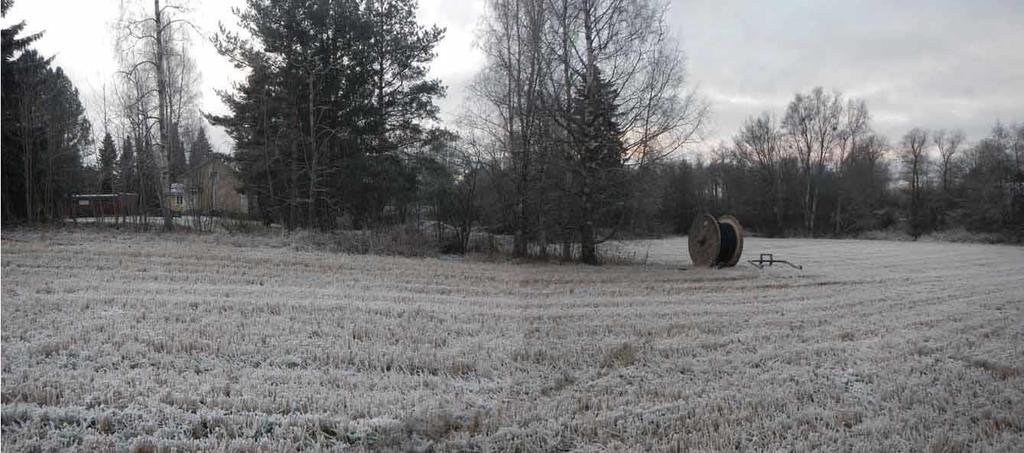 Kerros sisälsi runsaasti halkaisijaltaan 30 50 cm olevia kiviä, joista osa oli selvästi ollut tulessa.