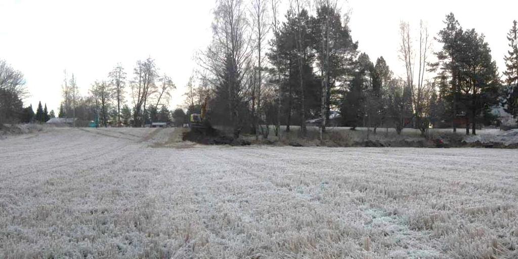 Maa ei ollut roudassa pintakerroksia lukuun ottamatta.