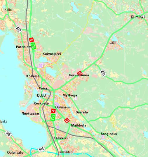 VE-1, Sijoitus Jäälin urheilukeskuksen alueelle Kiiminki Korvensuora