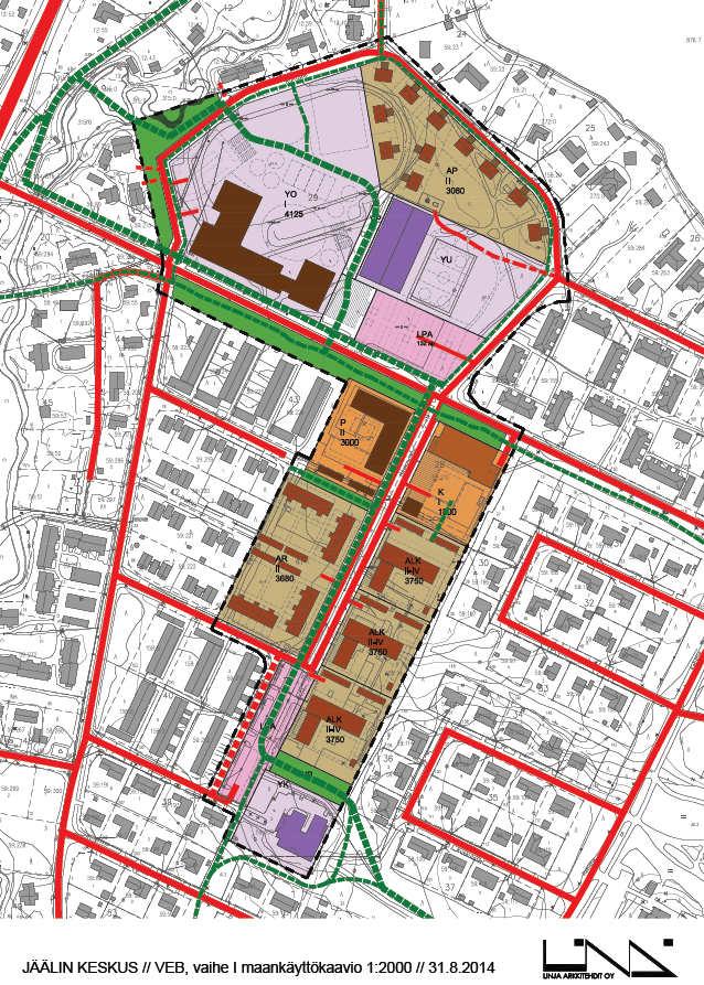 Liite 2, VE-1 Sijoitus Jäälin urheilukeskukseen asemakaavamuutosluonnos (s.