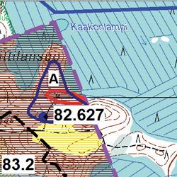 B 125 m3/vrk (22 ha) - C 60