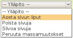 Wiki -sivujen päivitys-historiaa voit selata valitsemalla edellisen linkin oikealta puolelta Historia-välilehden. Sivulle listautuvat kaikki kyseiseen wiki -sivuun liittyvät muutokset.