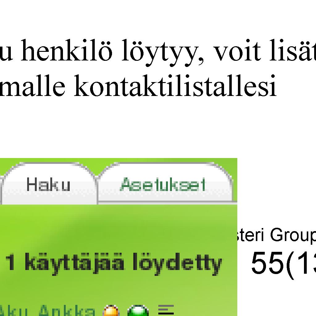 Kun raja on täyttynyt ja käyttäjä yrittää lähettää uutta