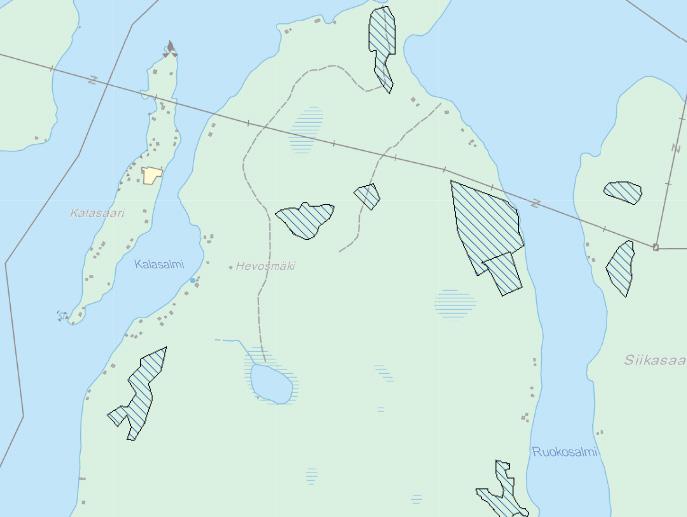 2.1996 Vuoritsalon lehmusrinne (luonnonsuojelualue) YSA093579 Yksityiset suojelualueet Luonnonsuojelualueiden ja lammen laskupuron lisäksi alueella ei ole todettu kohteita, jotka täyttäisivät