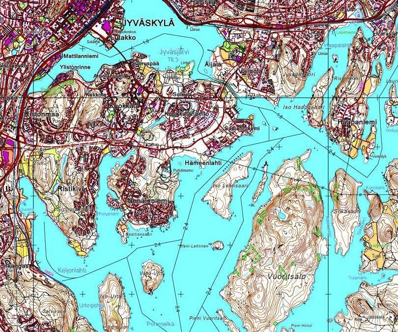 1. PERUS- JA TUNNISTETIEDOT Ranta-asemakaava koskee Jyväskylässä Päijänteen Vuoritsalon -saaressa Haapaniemen kylässä (74. kaupunginosa), sijaitsevaa tilaa Kolmek RN:o 179-406-1-884.