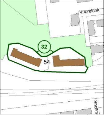 Viereinen, Päivölänä (a) tunnettu virkamiestalo-osakeyhtiö valmistui vuotta myöhemmin.