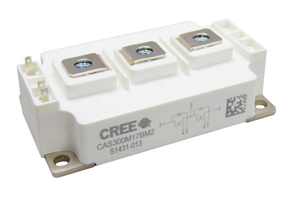 Datasheet: CAS3M17BM2,Rev. - CAS3M17BM2 1.7kV, 8. mω All-Silicon Carbide Half-Bridge Module C2M MOSFET and Z-Rec Diode V DS E sw, Total @ 3A, 15 C R DS(on) 1.7 kv 23.7 mj 8.