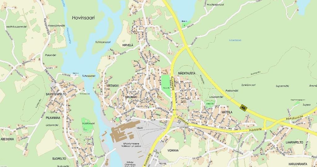 kaupunginosan 22, Voikkaa, korttelit 65-67, 84, 160, 161, 165, 208 ja 209 sekä lähivirkistys-, venesatama- ja katualueet Asemakaava 22/010 Diaari / TELA 765/10.02.