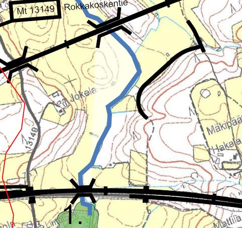 NATURA-TARVEHARKINTA 10 Kuva 3. Vaihtoehtojen 3a ja 3b etäisyys Sarkkilanjärven Natura-alueesta on n.