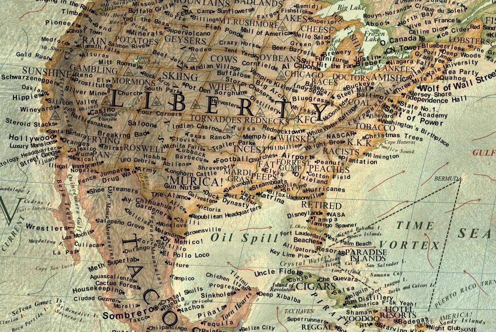 STEREOTYPES? They can be expressions of arrogance! When we talk about the USA, we refer to it as if it were one unified and totally coherent country/culture.