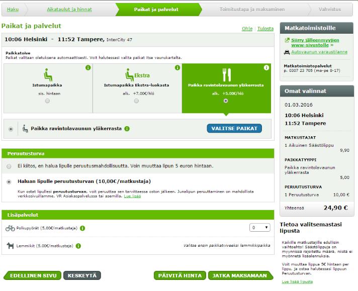 vaunuun (kuva) Ekstra- tai DuettoPlus
