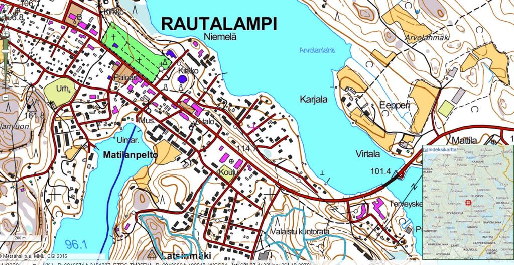 Sivu 7/11 1. Lähtöpiste: Uimaranta 2. Sirkkavuoren laavu: Ajo-ohjeet Rautalammi keskustasta Sirkkavuoren laavulle.