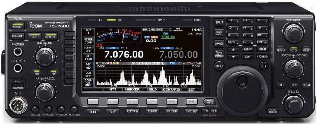 ICOM IC-7600 helposti