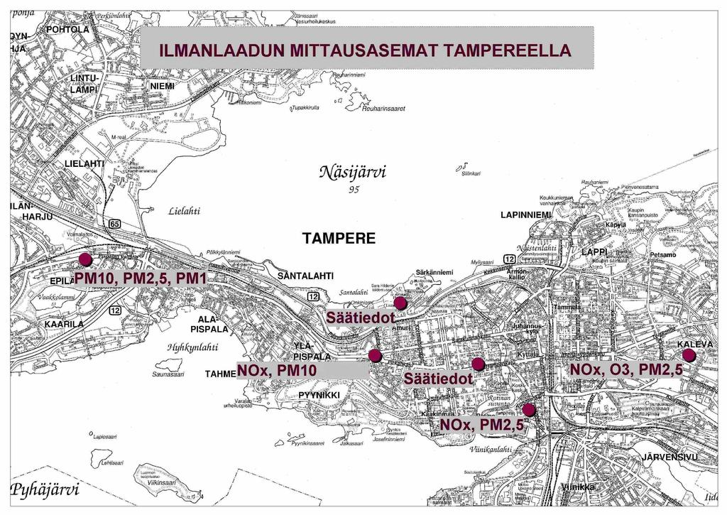 Lokakuu-joulukuu 211 4 1. JOHDANTO Tampereen ilmanlaadun tarkkailu on järjestetty Tampereen alueen ilmanlaadun yhteistarkkailusopimuksen mukaisesti.