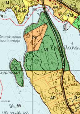 vaihemaakuntakaavassa, joka sai lainvoiman keväällä 2017, ei ole myöskään merkintöjä kaavoitettavalle alueelle.