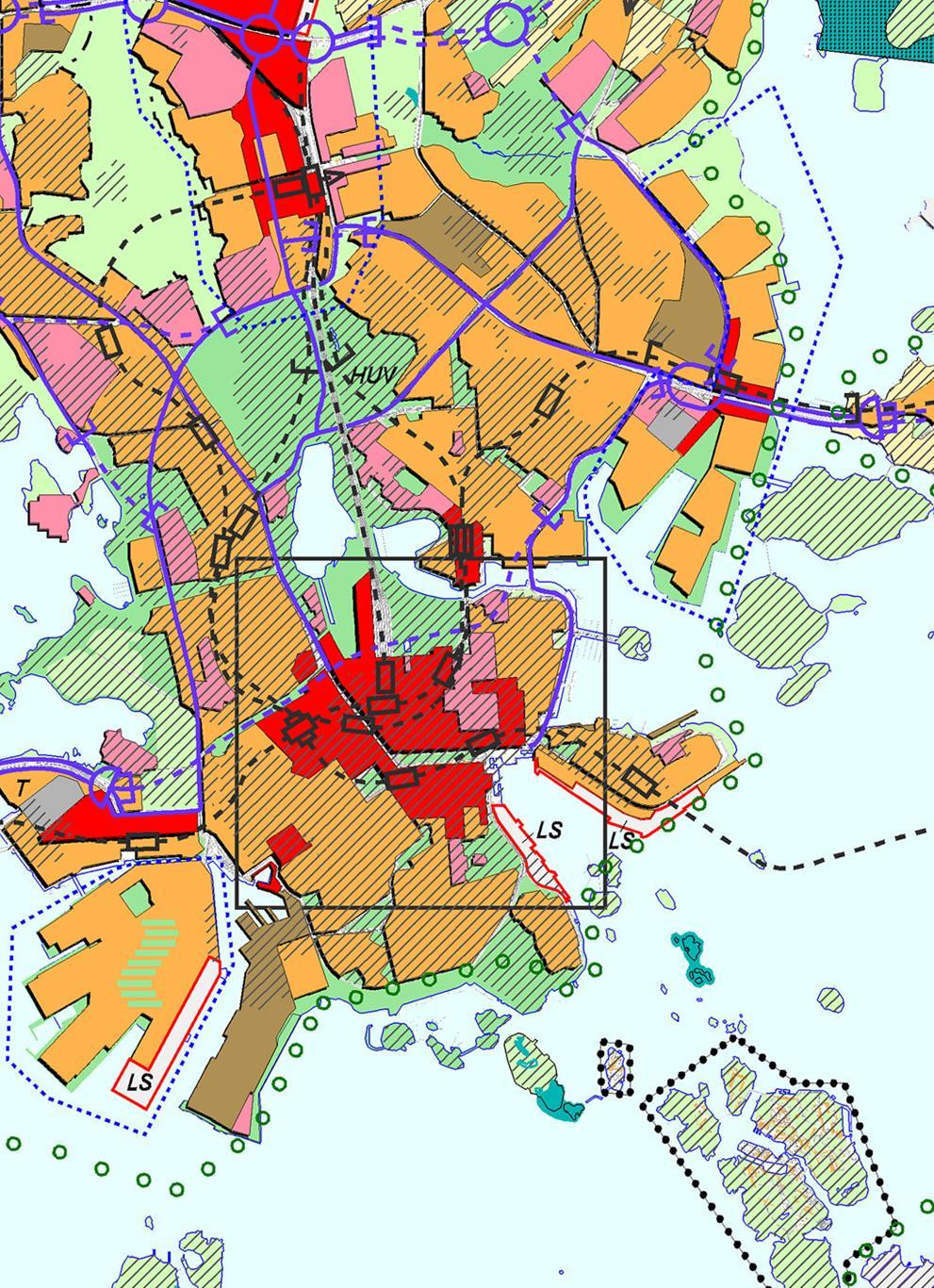 Ote Yleiskaava 2002:sta Sörnäinen,