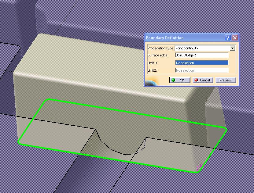 CAD Pikaopas Boundary Design Insert Operations