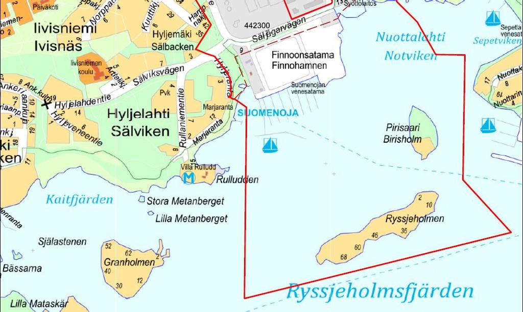 Matroonankatu II Alustava aloitus vuonna 2018 442300 Finnoonsatama Hyväksytty: 441600