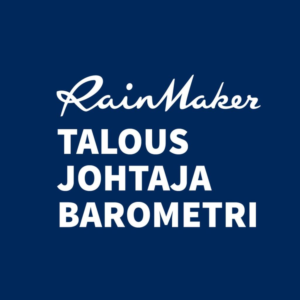 RAINMAKER BAROMETRIT MYYNTI HR Myyntibarometri selvittää johdon näkemyksiä myynnin tilasta ja tulevaisuudesta.