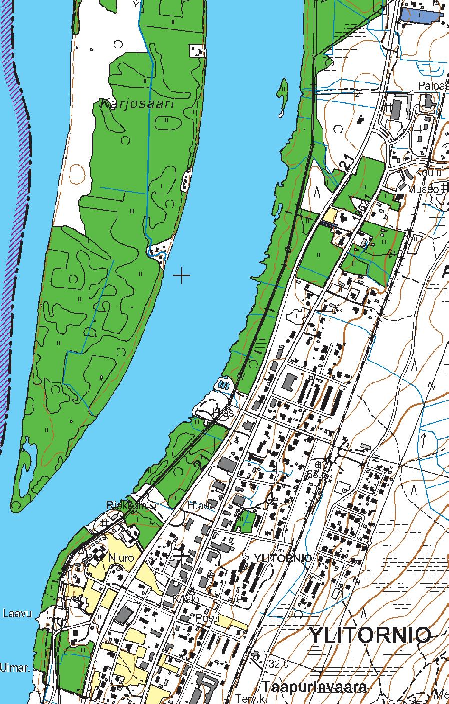 Lähinnä Kilpisjärventietä alue on kuivempaa ja puustoon liittyy pihlaja ja kuusi. Lajeina ëê on mm. rantatädyke, mesimarja, ängelmä ja harajuuri.