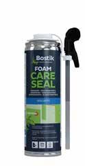 SAUMAVAAHDOT B C E F SAUMAUS JA TIIVISTYS A D FOAM ALL SEASON FOAM ALLROUND FOAM FLEX FOAM CARE SEAL M1-luokiteltu saumavaahto ympärivuotiseen käyttöön Saumavaahto yleiskäyttöön Pysyvästi joustava