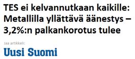 7,5, Työttömyys loivassa laskussa Työt lisääntyvät ja piilotyöttömät palasivat työnhakuun Kiky